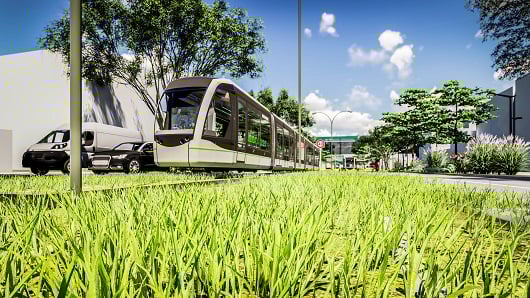 Primera ecocaminata del Metro de la 80