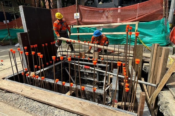 Nuevos cierres viales en Calasanz para continuar avanzando en las obras del Metro de la 80