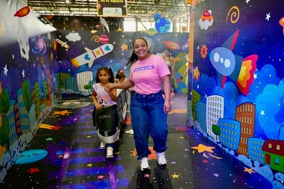 Más de 7.000 personas vivieron una aventura espacial con el Metro de la 80 en el Festival Buen Comienzo