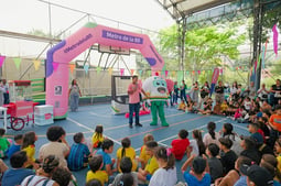 Más de 1.000 niños del occidente disfrutaron con el Metro de la 80 las vacaciones recreativas