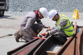 Con rayos X el Metro de Medellín inspecciona elementos de la vía férrea