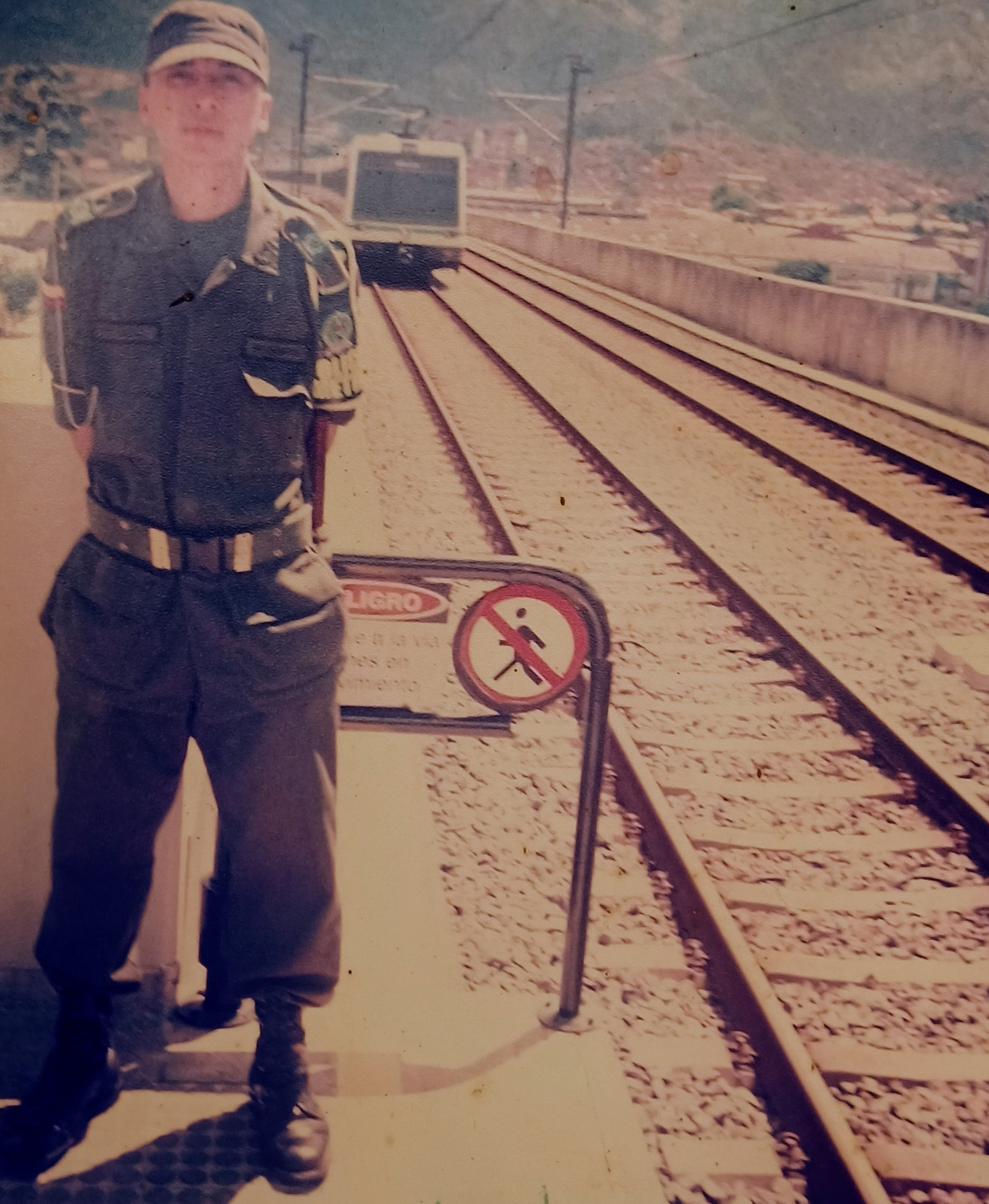 Andrés Felipe Acevedo Zapata en la estación Niquía - 1995