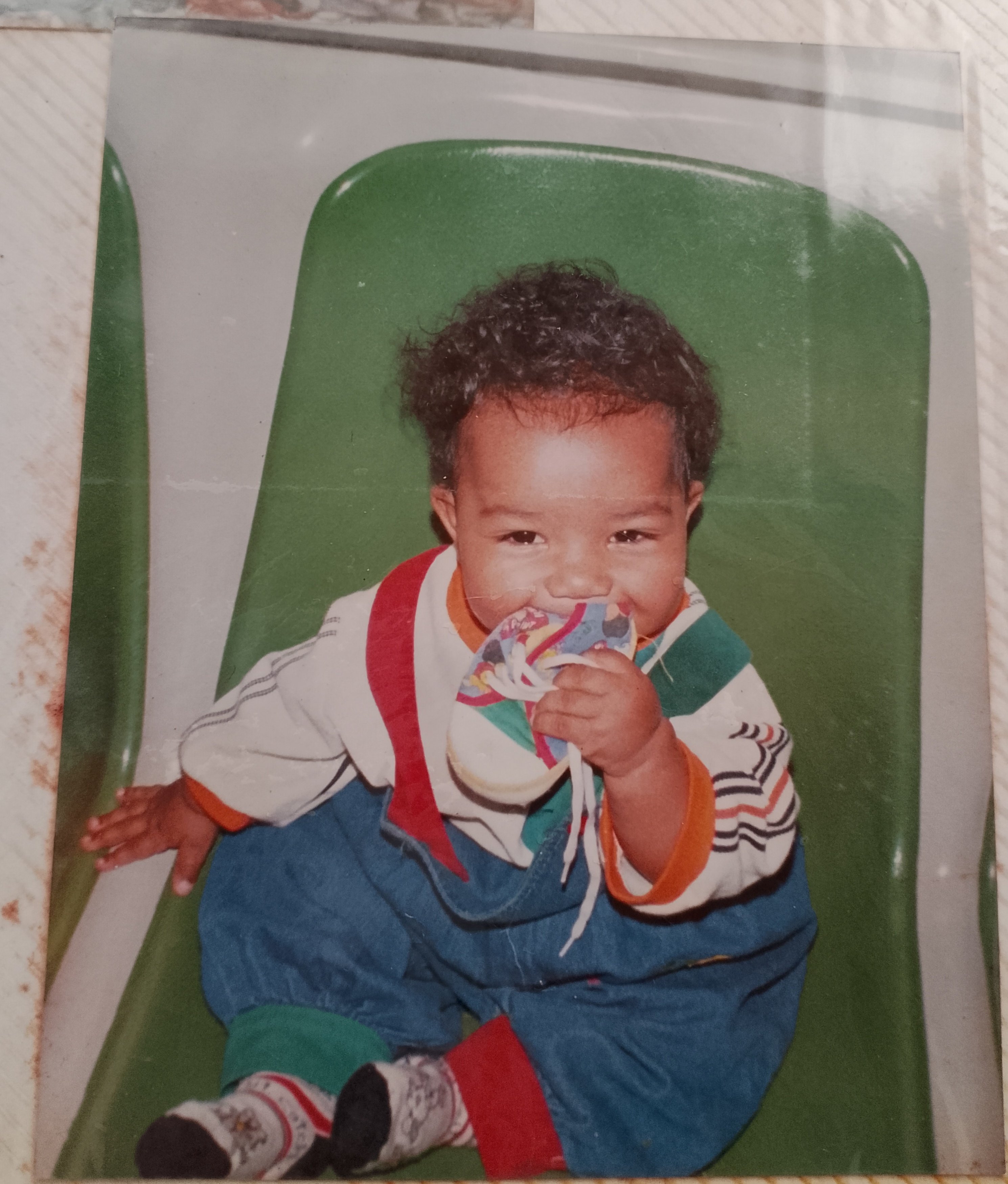 Esteban Ossa Sánchez, a sus 8 meses - Octubre de 1999