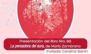 La pensadora del aura es el título 98 de la colección Palabras Rodantes que se presentará mañana miércoles