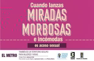 Medellín lanza campaña con el Metro sobre el respeto hacia las mujeres