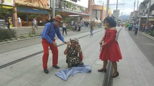 EL METRO REFORZARÁ LA CONVIVENCIA CON EL TRANVÍA Y EL USO ADECUADO DEL CORREDOR CON ACTIVACIONES TEATRALES EN LA CALLE