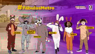 Con #FábulasMetro, el Metro de Medellín se une a la celebración de la fiesta de los niños