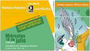 CON LA PRESENCIA DEL ESCRITOR WILLIAM OSPINA, EL METRO Y COMFAMA PRESENTAN EL TÍTULO 93 DE LA COLECCIÓN PALABRAS RODANTES