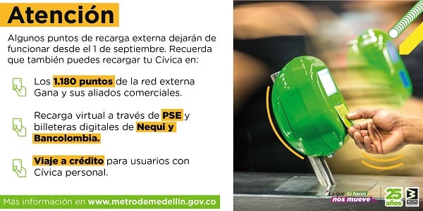 Algunos puntos de recarga externa dejarán de funcionar