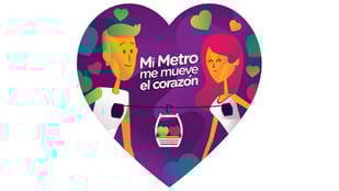 Con corazones, música y color, el Metro celebrará con sus usuarios el Amor y la Amistad