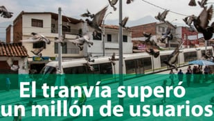 EL TRANVÍA SUPERÓ UN MILLÓN DE USUARIOS