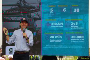 El alcalde Federico Gutiérrez presentó el nuevo metrocable de Medellín: transformará la movilidad y la calidad de vida de los habitantes de San Antonio de Prado