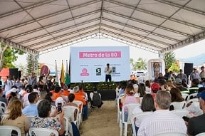 En Medellín inicia la construcción de la primera estación subterránea de un sistema férreo en Colombia: Federico Gutiérrez anunció avances en el Metro de la 80