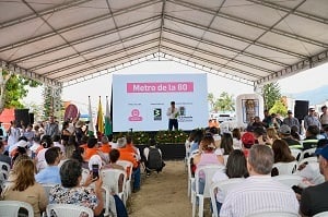 En Medellín inicia la construcción de la primera estación subterránea de un sistema férreo en Colombia: Federico Gutiérrez anunció avances en el Metro de la 80