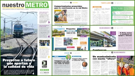 Periódico Nuestro METRO, edición 212, julio - agosto de 2023