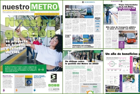 Periódico Nuestro METRO, edición 218, junio de 2024