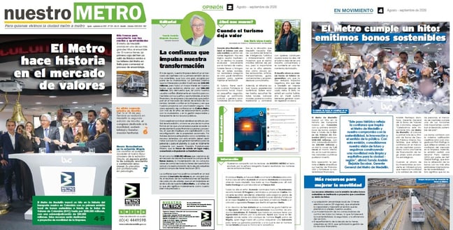 Periódico Nuestro Metro, edición 230, agosto de 2026