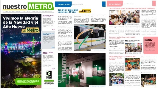 Periódico Nuestro Metro, edición 229, diciembre de 2025