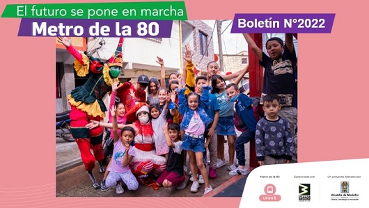 Metro de Medellín, Metro de la 80, Navidad, Niños, Comunidad