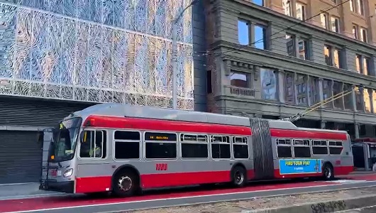 Trolebuses, San Francisco, Estados Unidos, transporte público