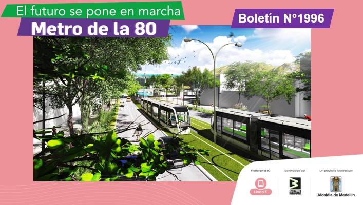 Render del Metro de la 80