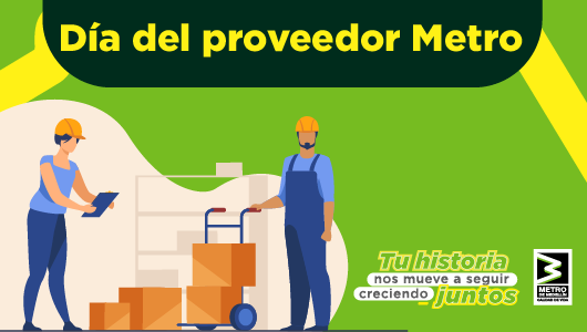 Imagen promocional del Día del Proveedor del Metro de Medellín
