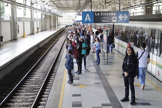 Usuarios Metro de Medellín