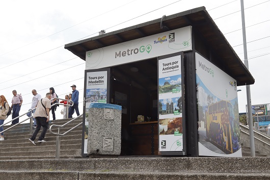 Kiosko Metro Go estación Poblado 