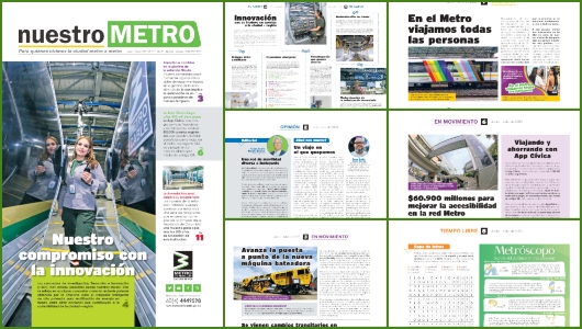 Periódico Nuestro METRO, edición 211, junio - julio de 2023