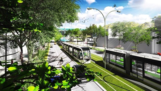 Imagen render del Metro de la 80